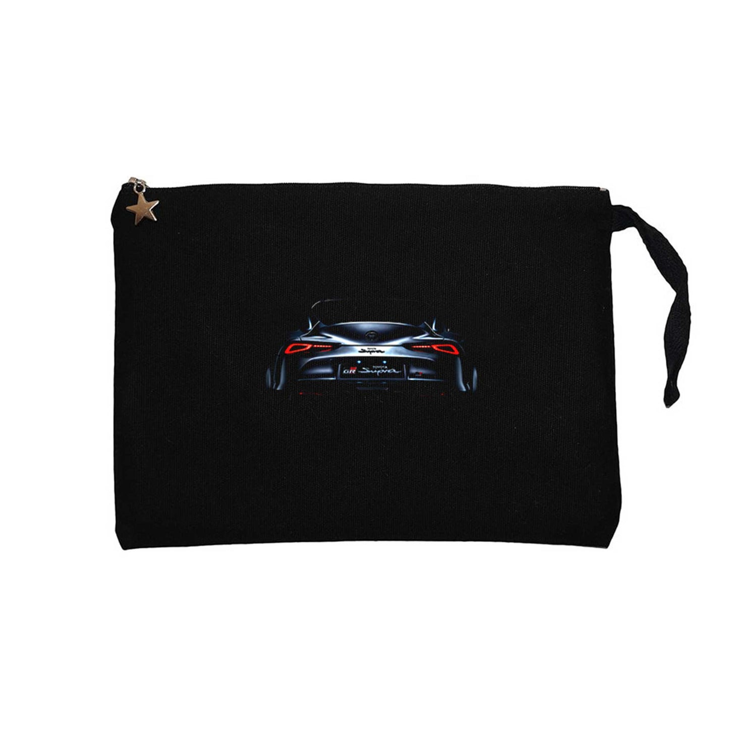 Toyota Supra Mk4 Back Siyah Clutch Astarlı Cüzdan / El Çantası