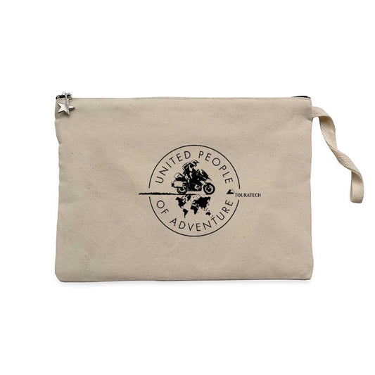 BMW Of Adventure Krem Clutch Astarlı Cüzdan / El Çantası