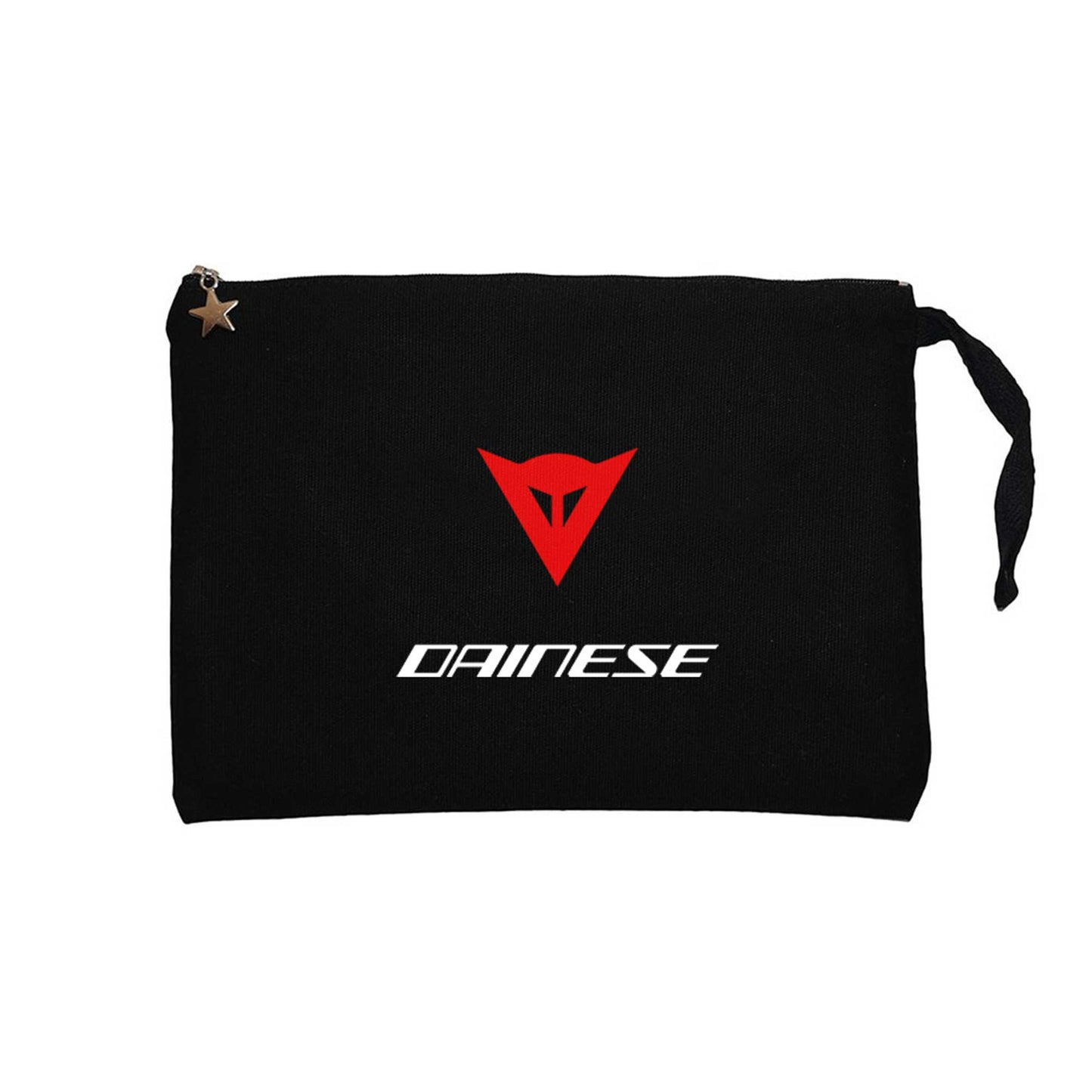 Dainese Motosiklet Siyah Clutch Astarlı Cüzdan / El Çantası