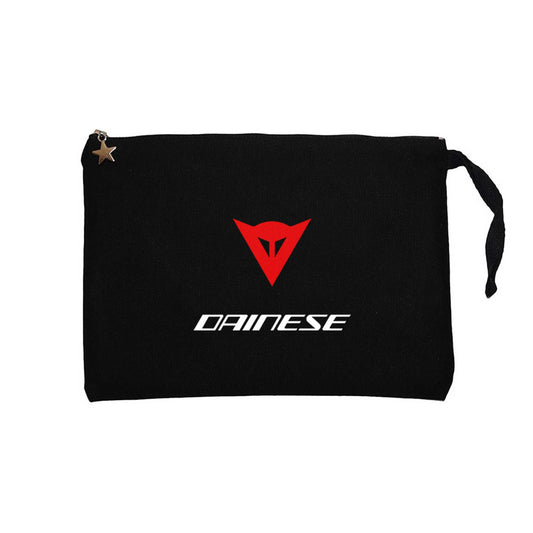 Dainese Motosiklet Siyah Clutch Astarlı Cüzdan / El Çantası