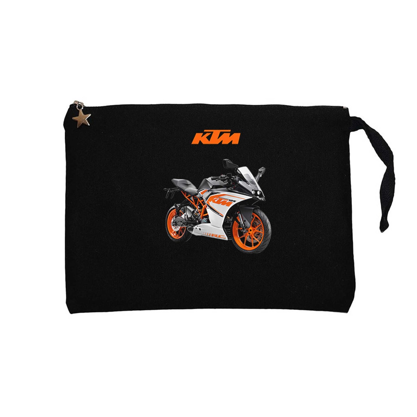 KTM 125 FRR Siyah Clutch Astarlı Cüzdan / El Çantası