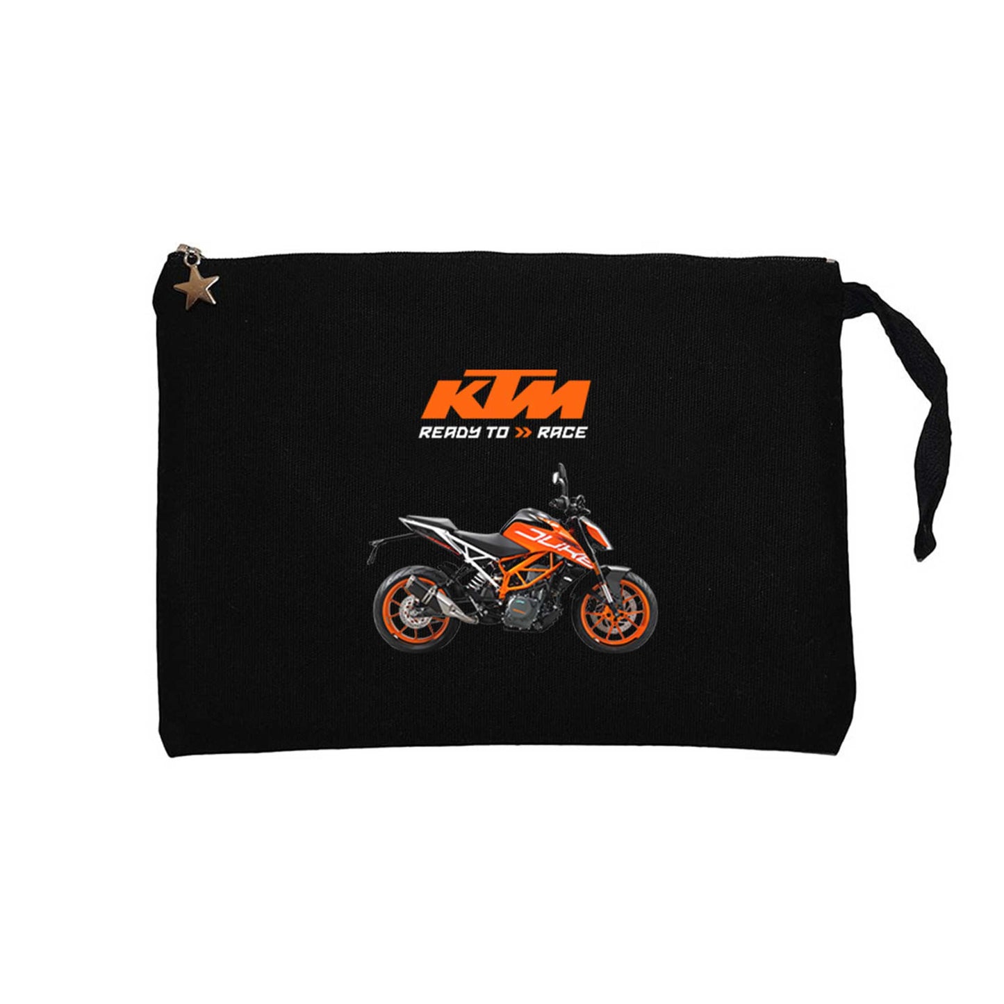 KTM 1290 Super Duke R Siyah Clutch Astarlı Cüzdan / El Çantası