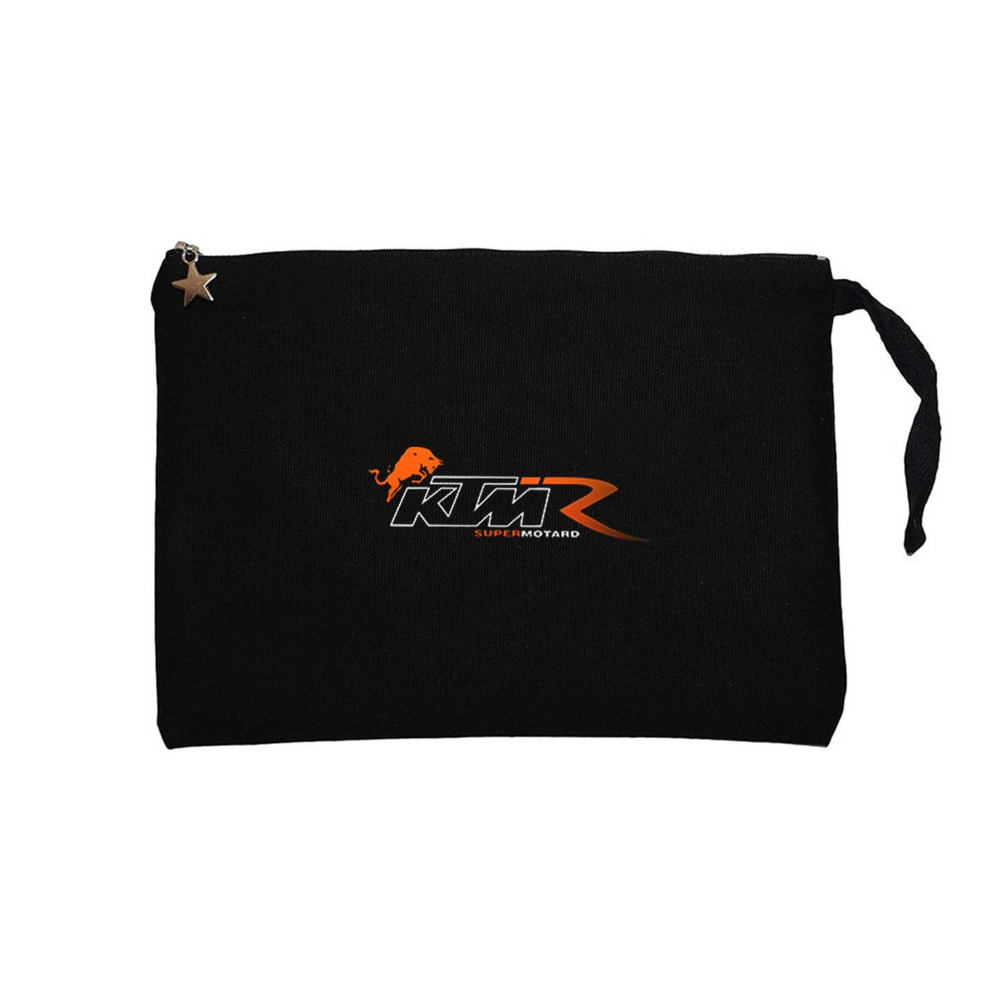 KTM Supermotard Siyah Clutch Astarlı Cüzdan / El Çantası