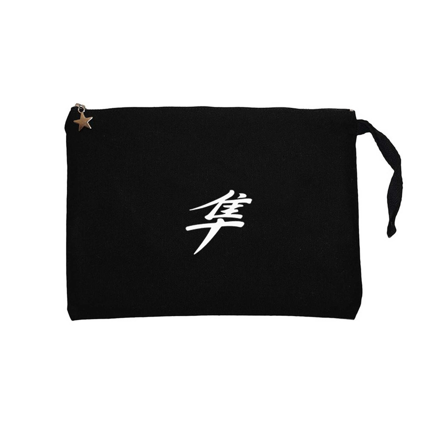 Hayabusa White Logo Siyah Clutch Astarlı Cüzdan / El Çantası