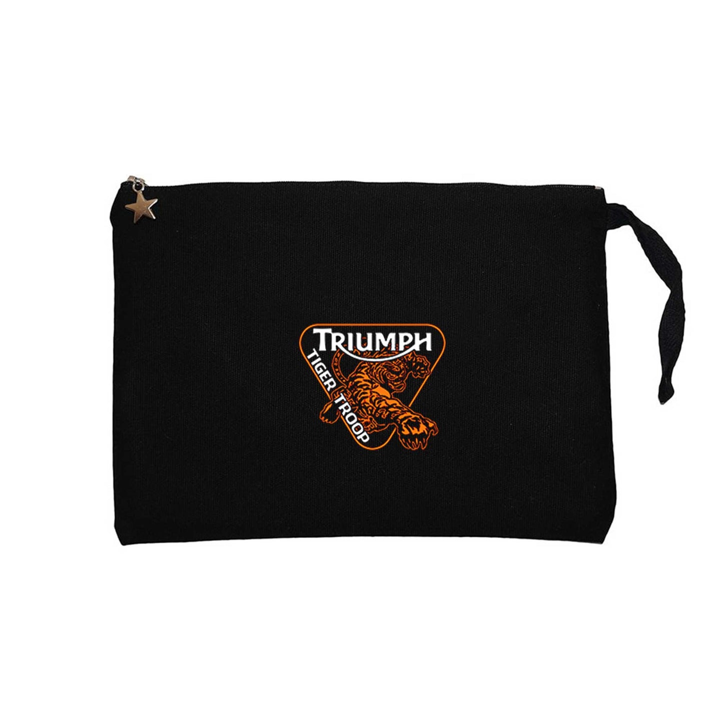 Triumph Tiger Troop Siyah Clutch Astarlı Cüzdan / El Çantası
