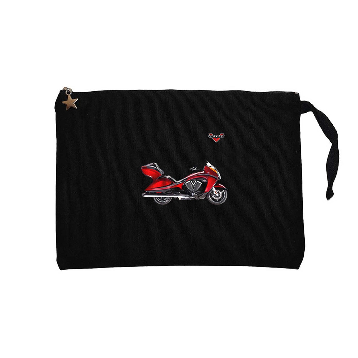 Victory Vison Red Siyah Clutch Astarlı Cüzdan / El Çantası