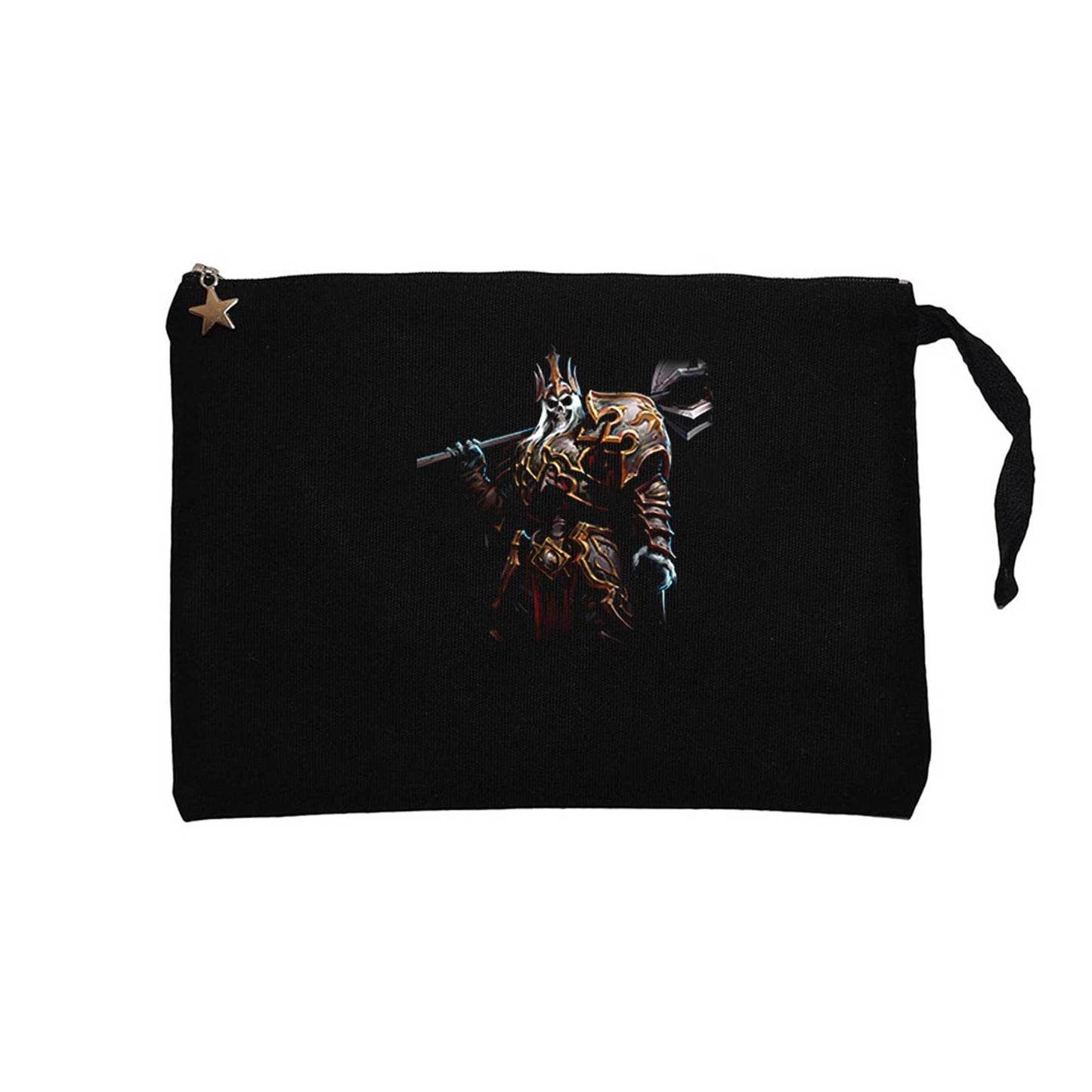 Diablo King Leoric Siyah Clutch Astarlı Cüzdan / El Çantası