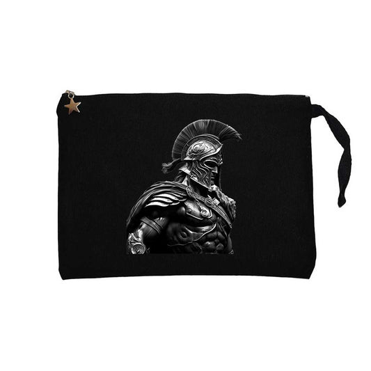Achilles' Warrior Siyah Clutch Astarlı Cüzdan / El Çantası