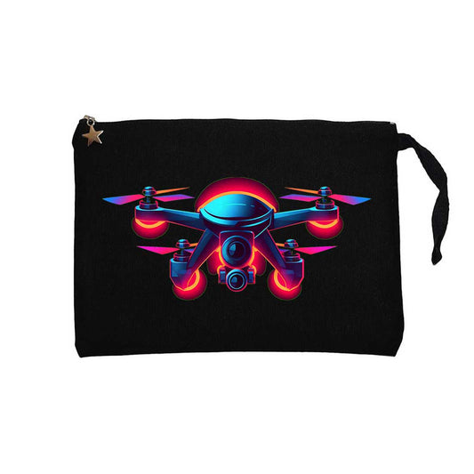 Drone Color Siyah Clutch Astarlı Cüzdan / El Çantası