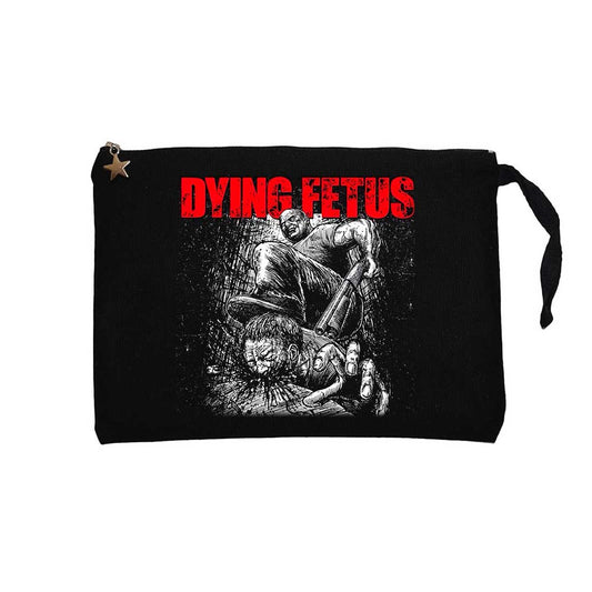 Dying Fetus Descend into Depravity Siyah Clutch Astarlı Cüzdan / El Çantası