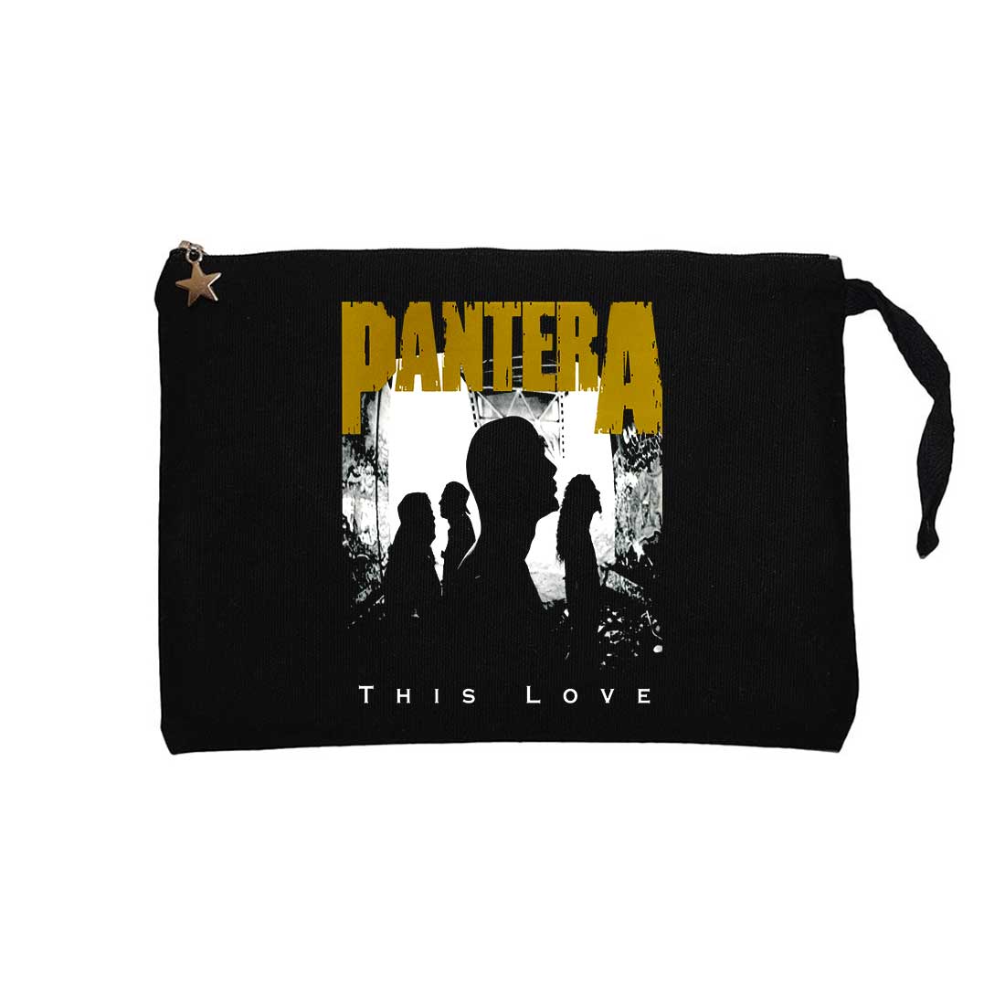 Pantera This Love Siyah Clutch Astarlı Cüzdan / El Çantası