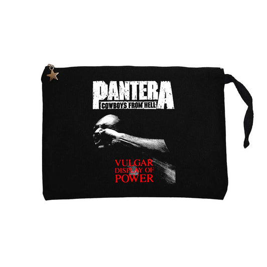 Pantera Vulgar Display Of Power Siyah Clutch Astarlı Cüzdan / El Çantası