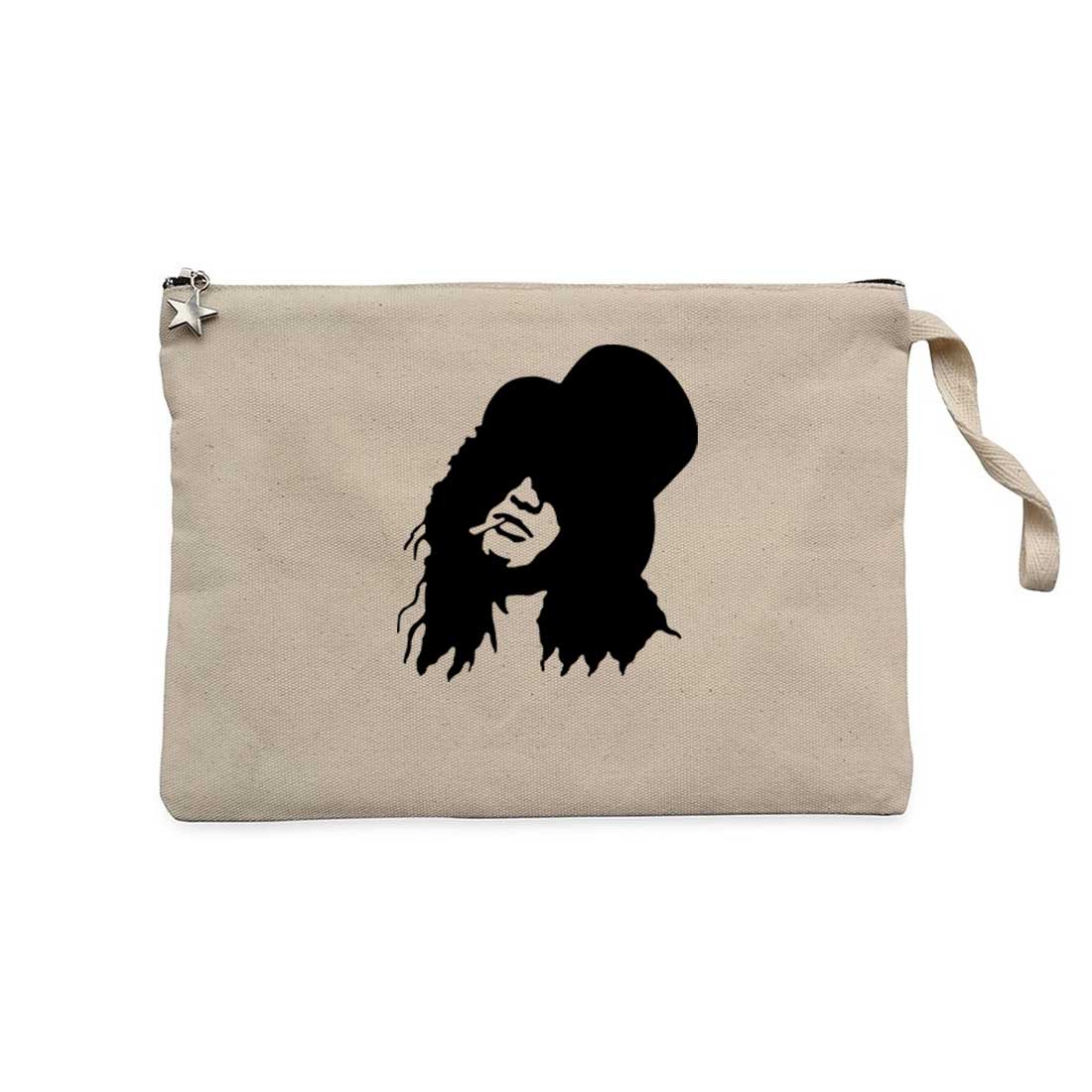 Slash Portre Krem Clutch Astarlı Cüzdan / El Çantası