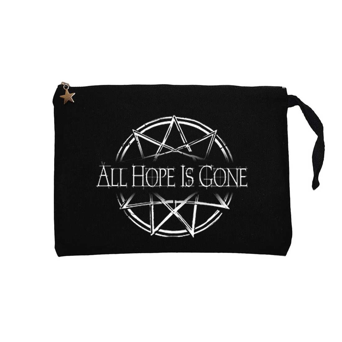 Slipknot All Hope Is Gone Siyah Clutch Astarlı Cüzdan / El Çantası