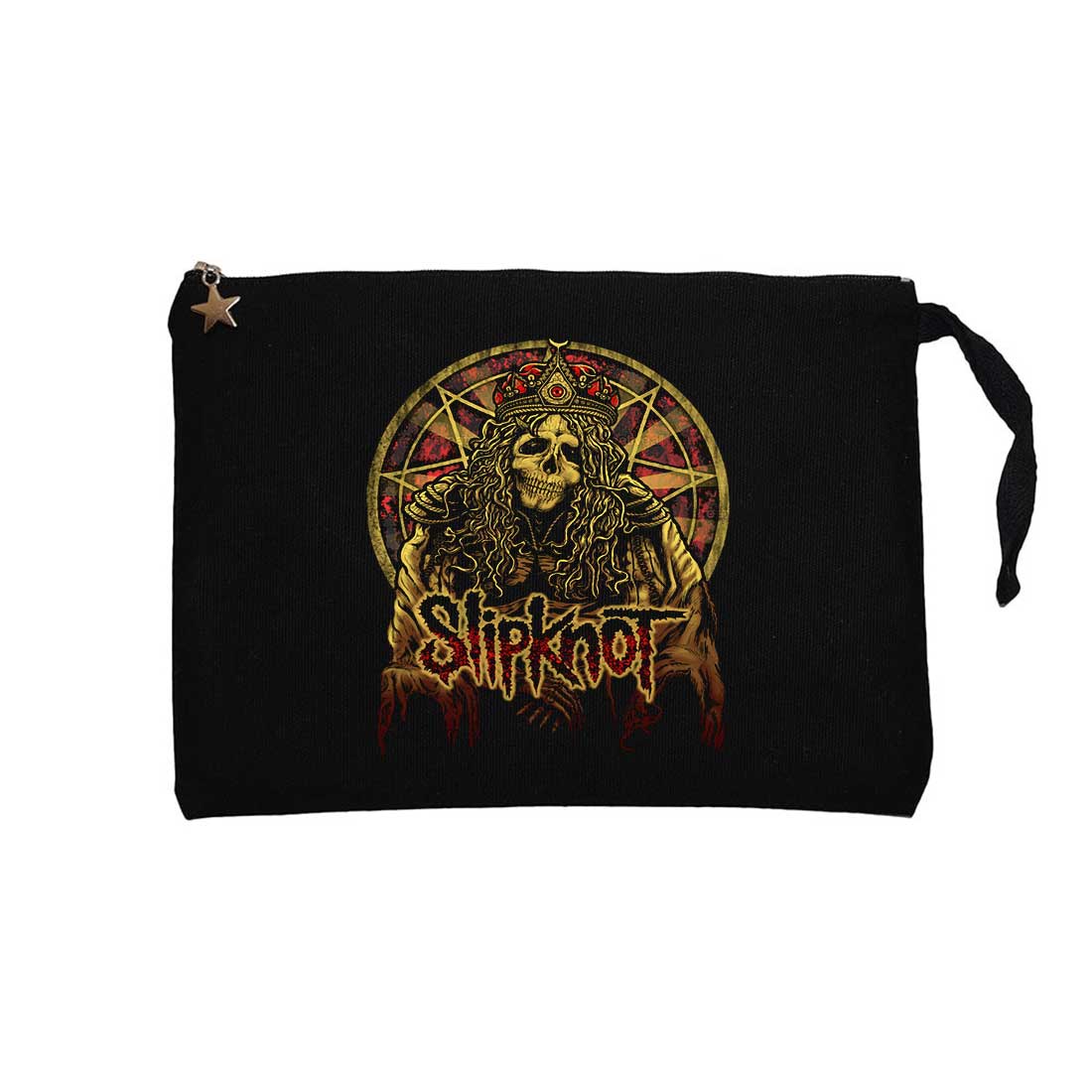 Slipknot King Siyah Clutch Astarlı Cüzdan / El Çantası