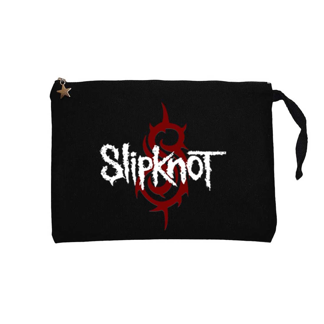 Slipknot Symboll Siyah Clutch Astarlı Cüzdan / El Çantası