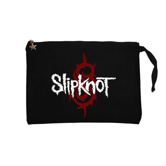 Slipknot Symboll Siyah Clutch Astarlı Cüzdan / El Çantası