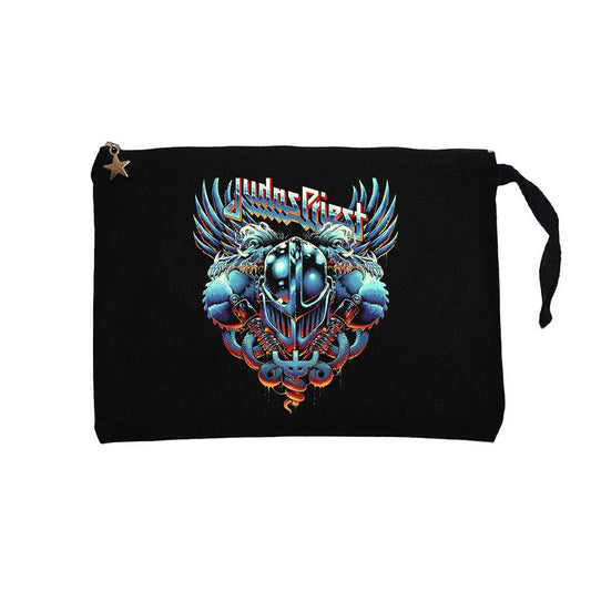 Judas Priest Painkiller Facing Siyah Clutch Astarlı Cüzdan / El Çantası