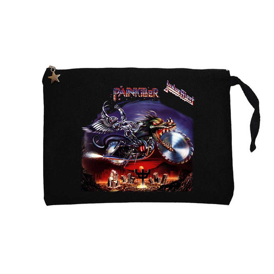 Judas Priest Painkiller Siyah Clutch Astarlı Cüzdan / El Çantası