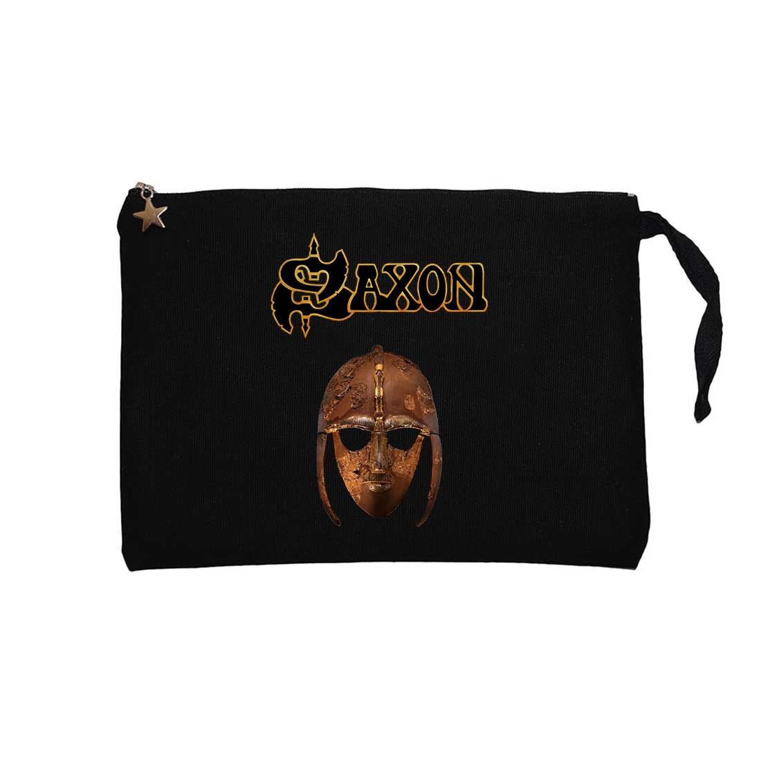 Saxon Killing Ground Siyah Clutch Astarlı Cüzdan / El Çantası