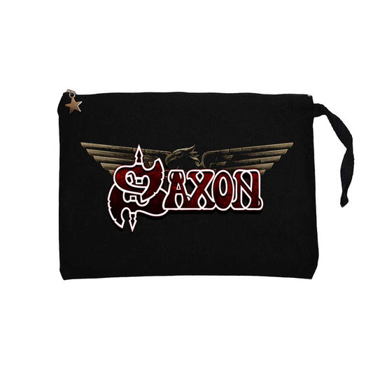 Saxon Three Blend Siyah Clutch Astarlı Cüzdan / El Çantası