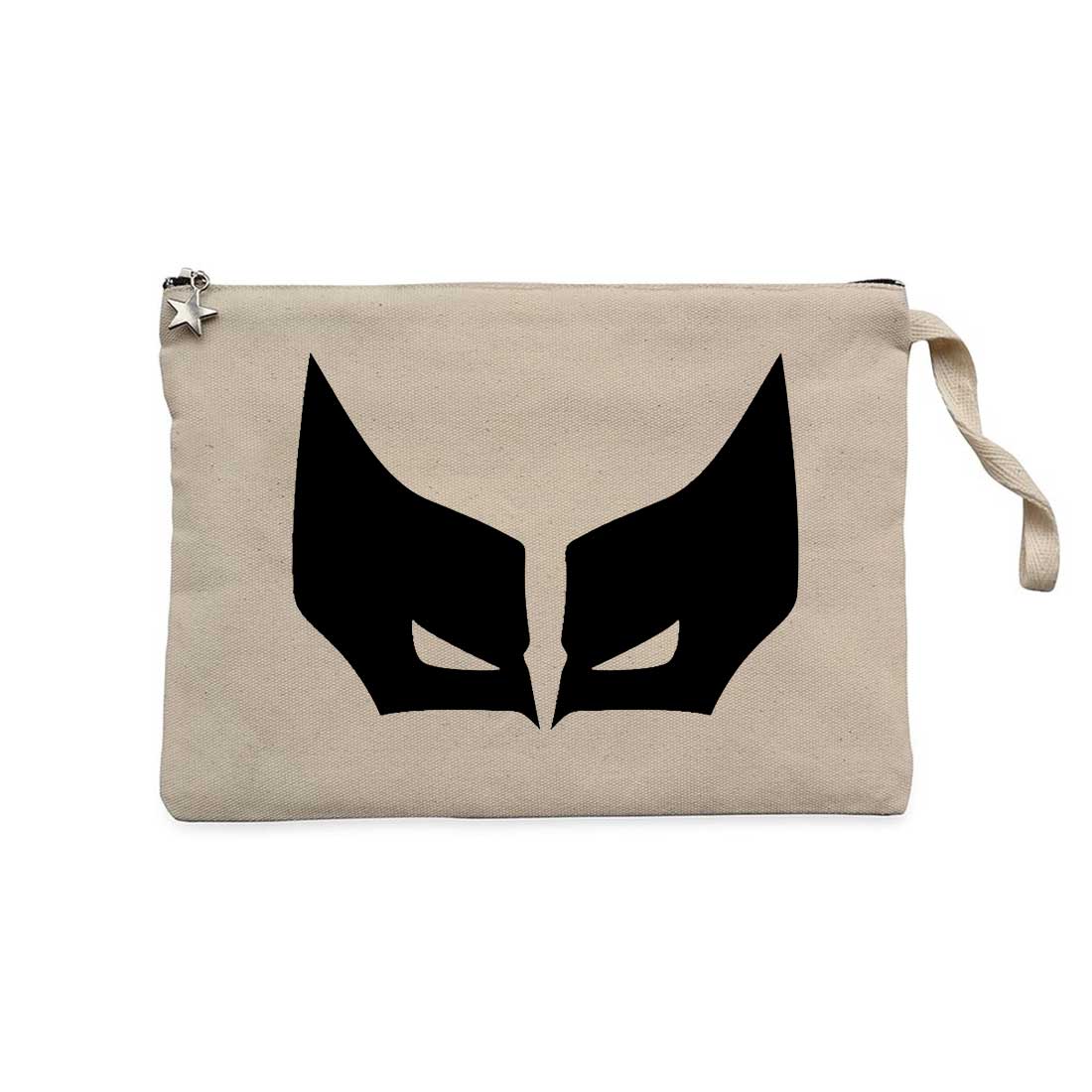 Wolverine Maske Krem Clutch Astarlı Cüzdan / El Çantası