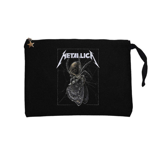Metallica Lisbon Siyah Clutch Astarlı Cüzdan / El Çantası
