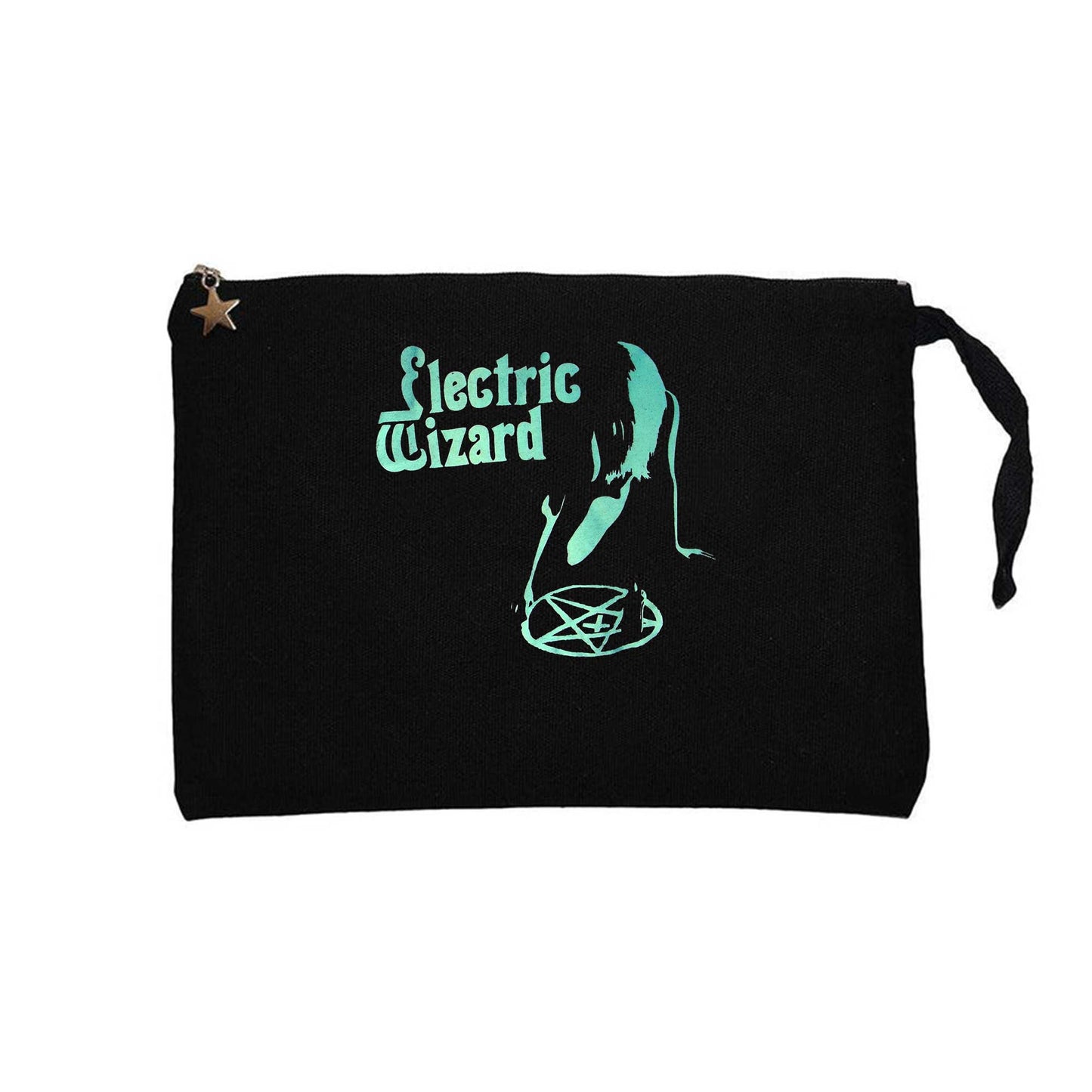 Electric Wizard Vinum Sabbathi Siyah Clutch Astarlı Cüzdan / El Çantası