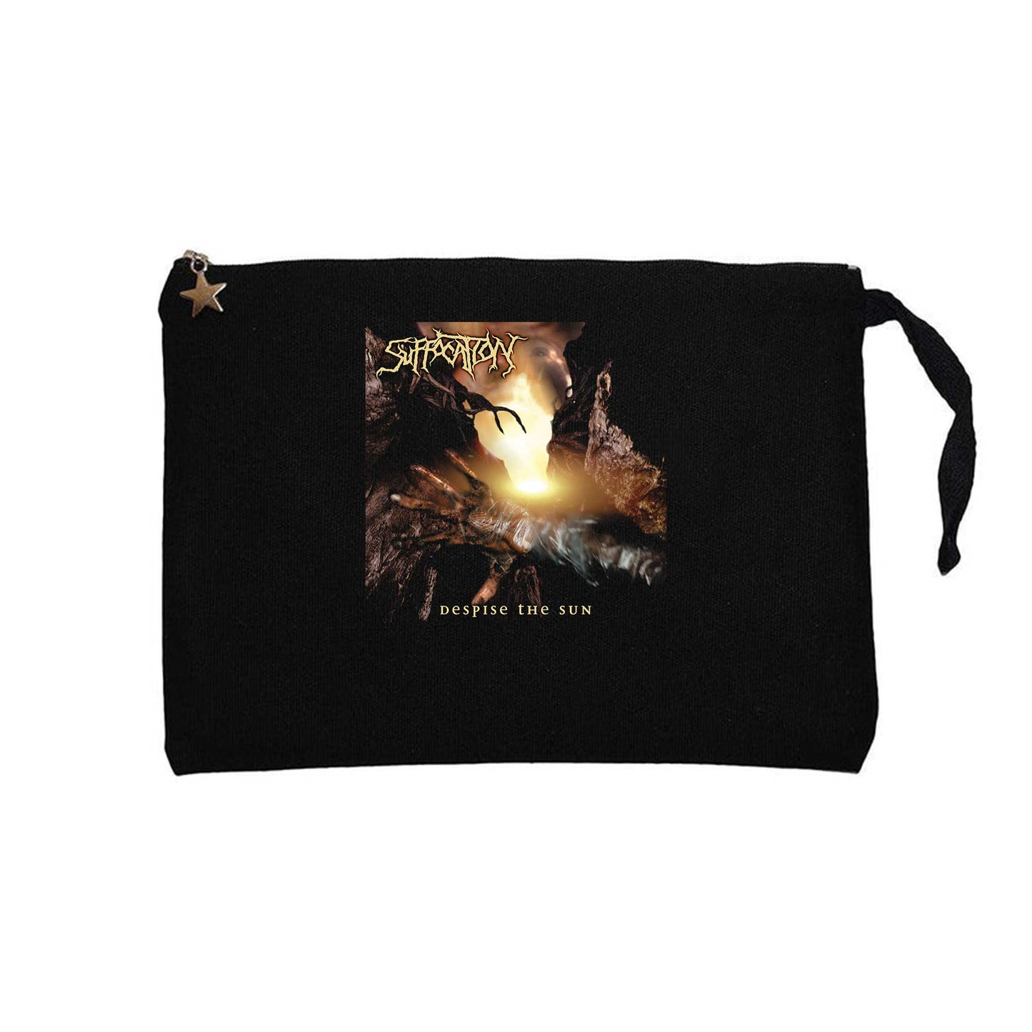 Suffacation Despise The Sun Siyah Clutch Astarlı Cüzdan / El Çantası