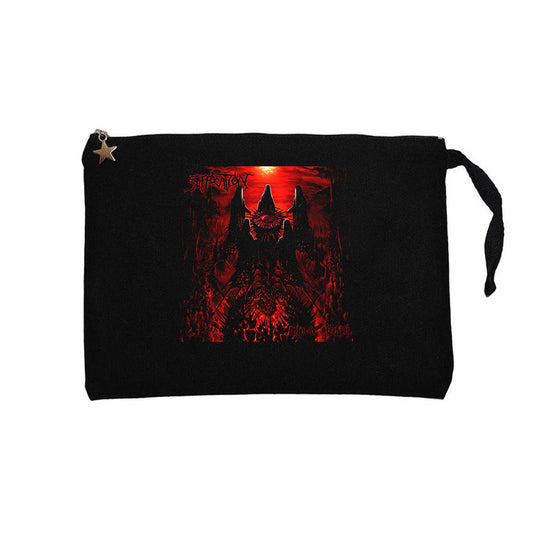 Suffocation Blood Dath Siyah Clutch Astarlı Cüzdan / El Çantası