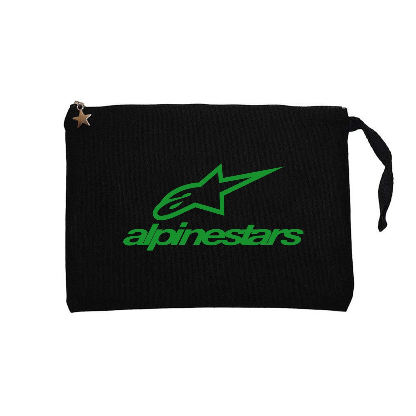 Alpinestars Logo Siyah Clutch Astarlı Cüzdan / El Çantası