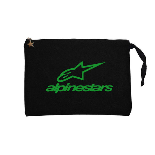 Alpinestars Logo Siyah Clutch Astarlı Cüzdan / El Çantası