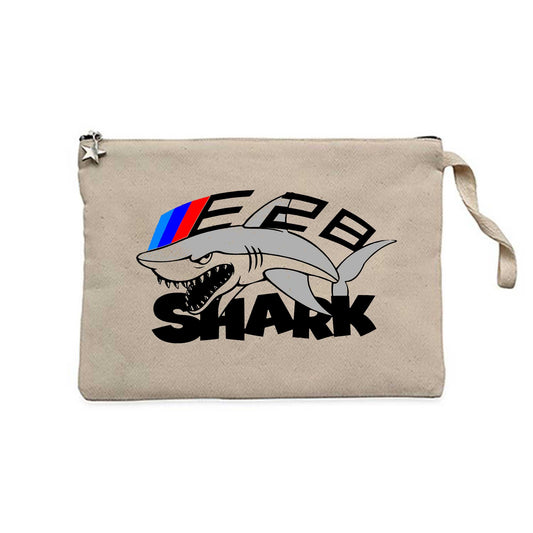 Bmw E28 Shark Krem Clutch Astarlı Cüzdan / El Çantası