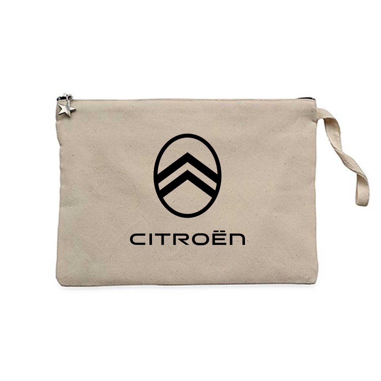 Cıtroen New Logo Krem Clutch Astarlı Cüzdan / El Çantası