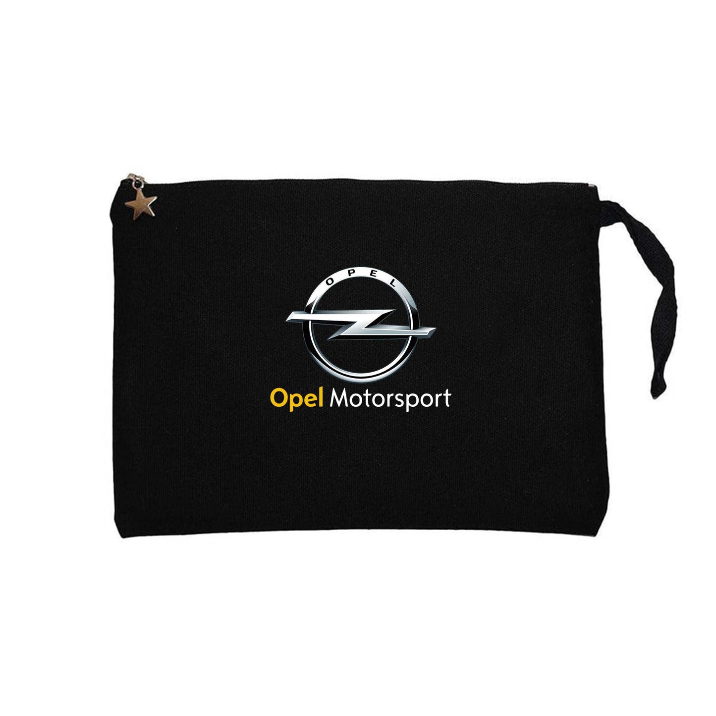 Opel Motorsport Siyah Clutch Astarlı Cüzdan / El Çantası