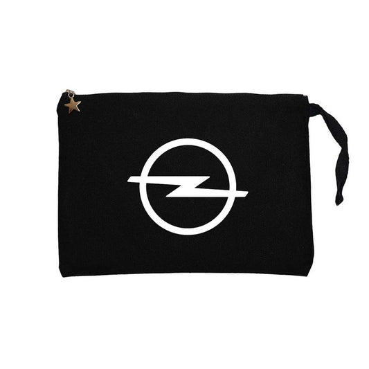 Opel Logo Siyah Clutch Astarlı Cüzdan / El Çantası