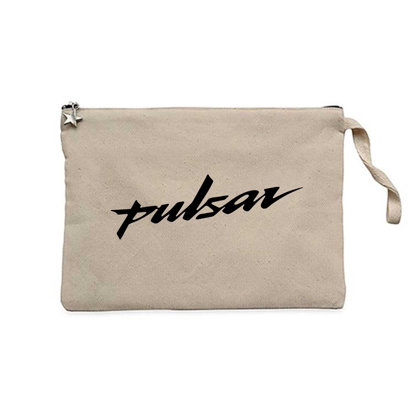 Pulsar Logo Black Krem Clutch Astarlı Cüzdan / El Çantası