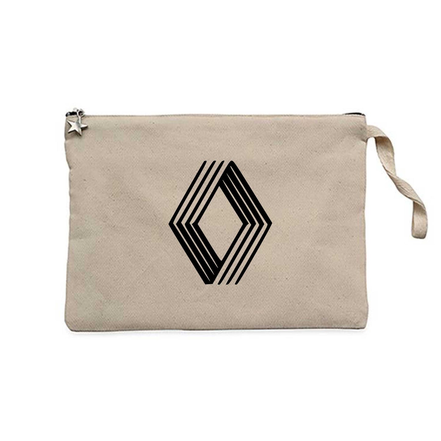 Renault New Logo Krem Clutch Astarlı Cüzdan / El Çantası