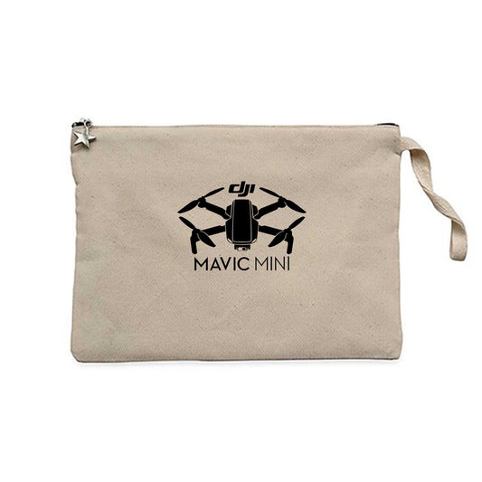 Dji Mavic Mini Krem Clutch Astarlı Cüzdan / El Çantası
