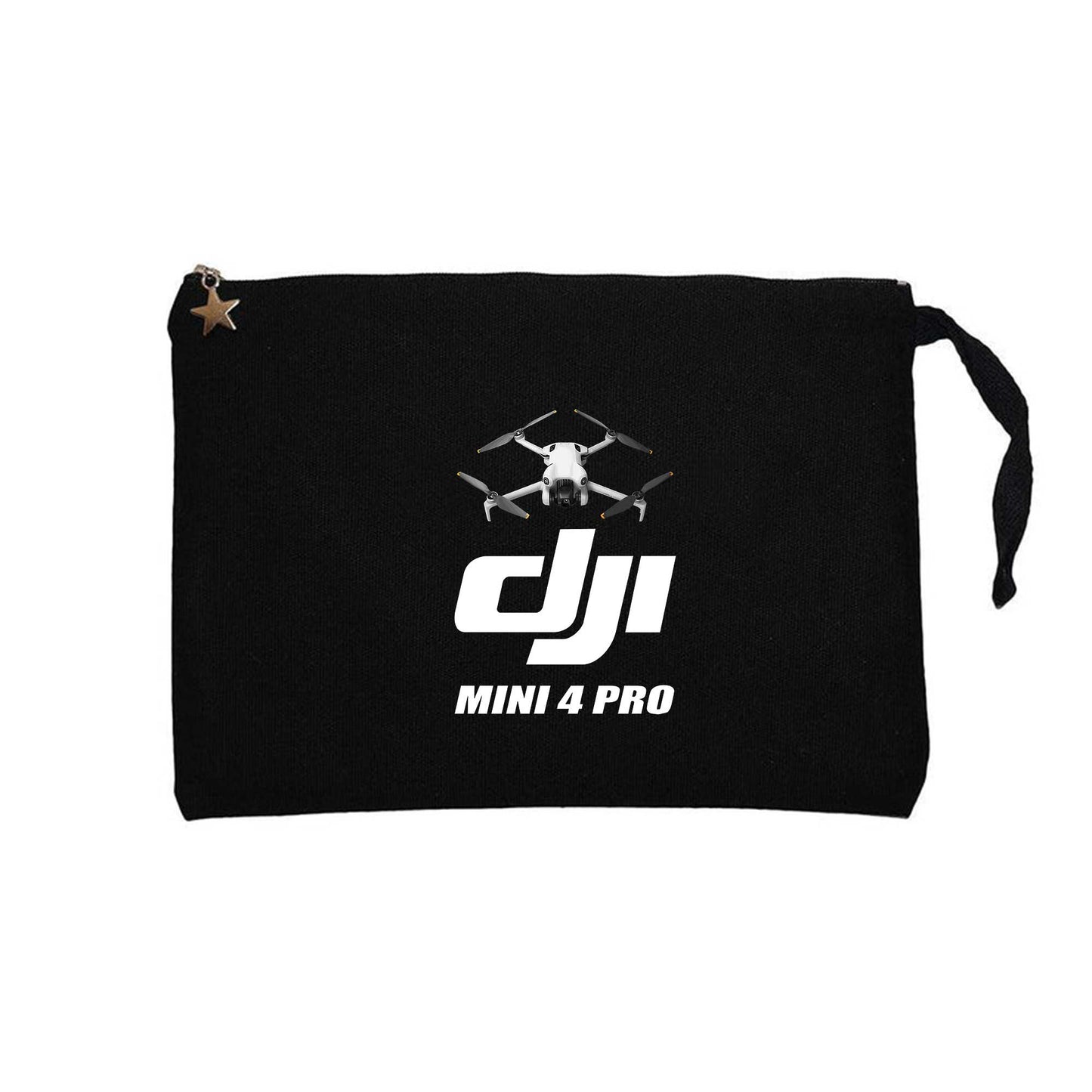 Dji Mini 4 Pro Siyah Clutch Astarlı Cüzdan / El Çantası