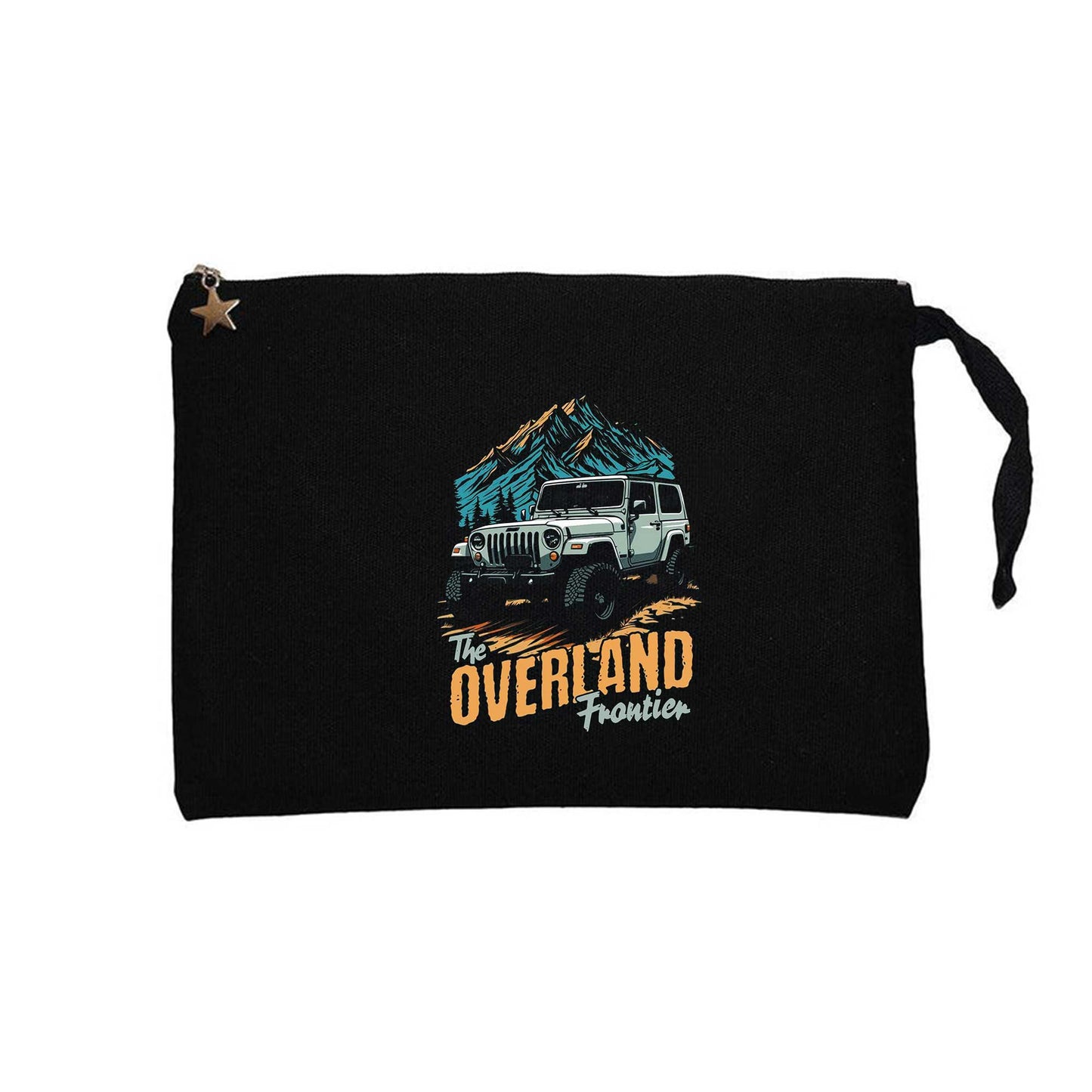 Overland Siyah Clutch Astarlı Cüzdan / El Çantası