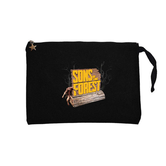 Sons Of The Forest Tree Siyah Clutch Astarlı Cüzdan / El Çantası