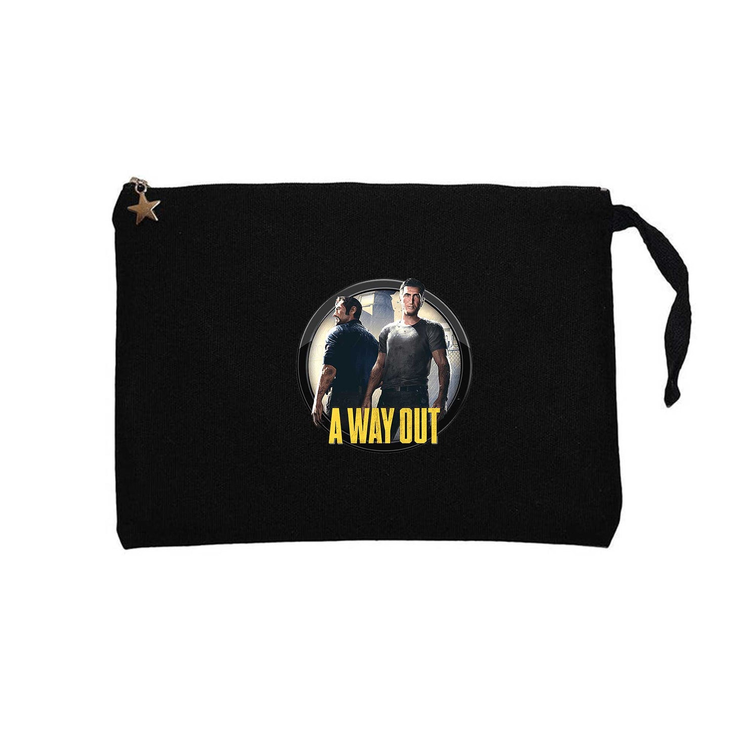 A Way Out Icon Siyah Clutch Astarlı Cüzdan / El Çantası