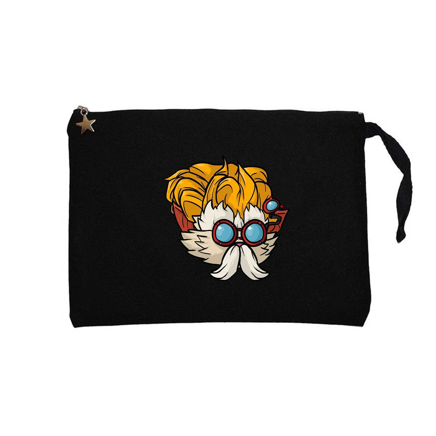 League Of Legends Heimerdinger Siyah Clutch Astarlı Cüzdan / El Çantası