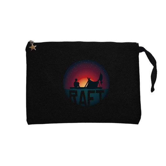 Raft Icon Siyah Clutch Astarlı Cüzdan / El Çantası