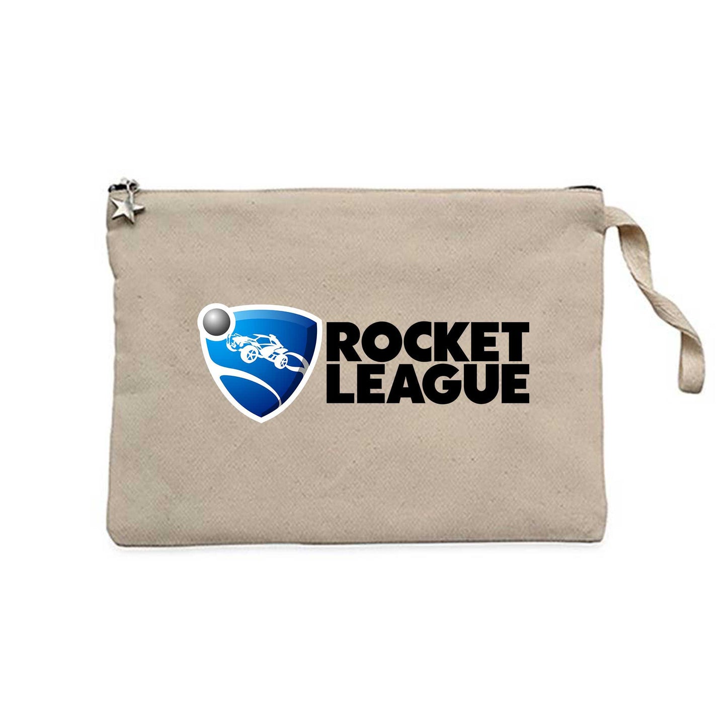 Rocket League Logo Krem Clutch Astarlı Cüzdan / El Çantası