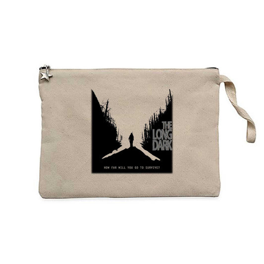 The Long Dark Krem Clutch Astarlı Cüzdan / El Çantası