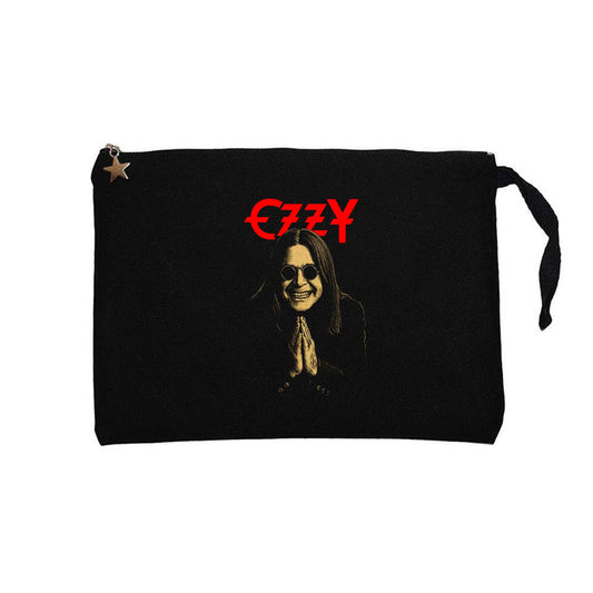 Ozzy Osbounre Siyah Clutch Astarlı Cüzdan / El Çantası