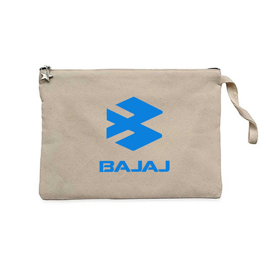 Bajaj Logo 1 Krem Clutch Astarlı Cüzdan / El Çantası