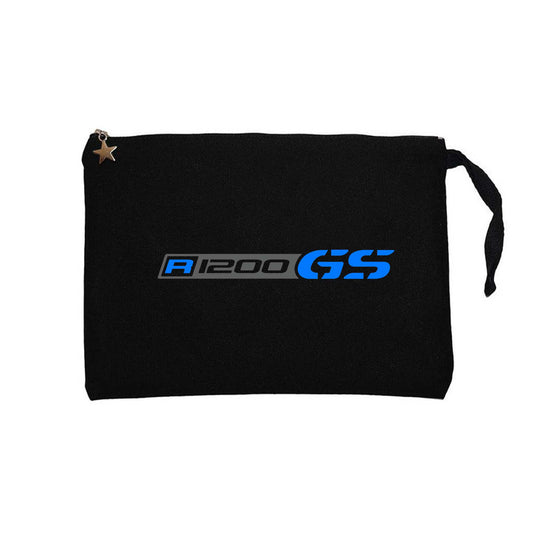 Bmw R1200GS Logo Siyah Clutch Astarlı Cüzdan / El Çantası